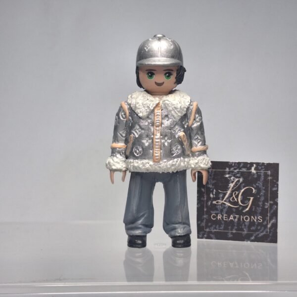 LV Silver Winter Look