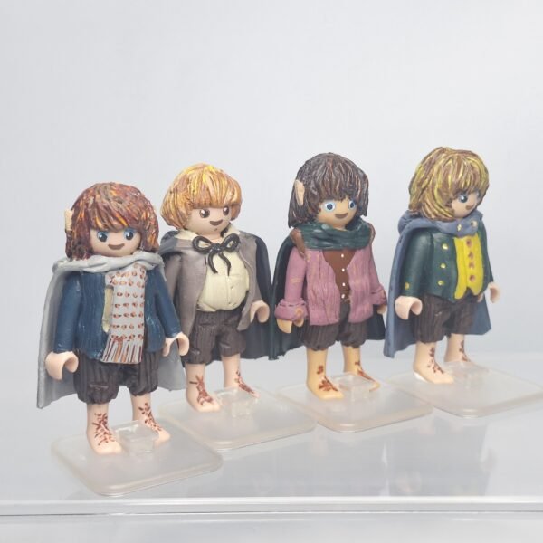 Frodon, Sam, Merry, et Pippin les hobbits - Le Seigneur des Anneaux – Image 2