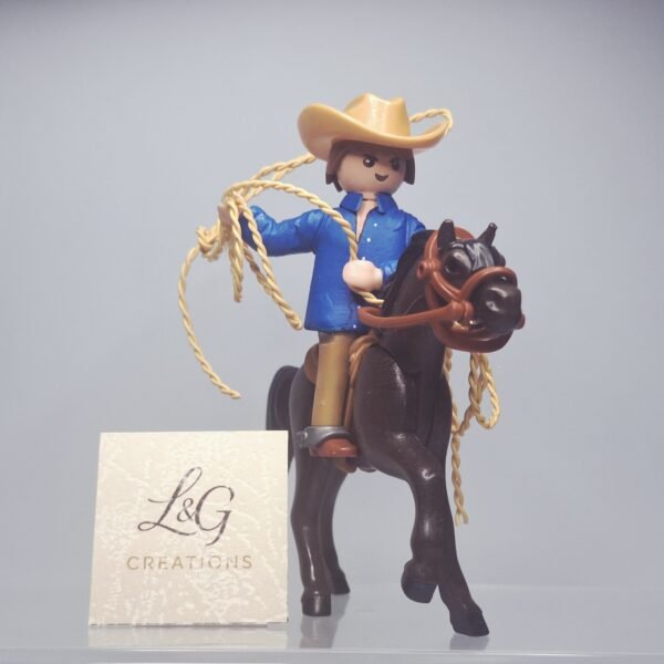 Cow-boy au lasso